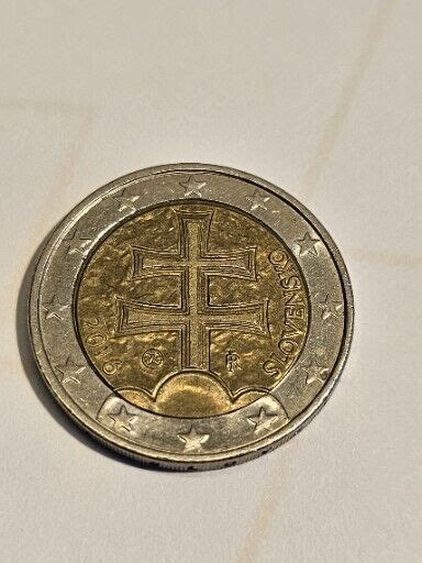 2 Euro Münze 2016 Slovensko Slovenien Slowakai Doppelkreuz eBay