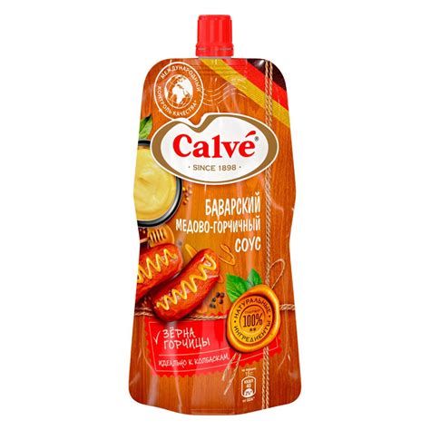 Соус "Calve" "Баварский" медово-горчичный, 230 г - купить с доставкой ...