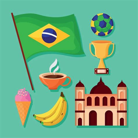 icons brazil culture 10481308 Vector Art at Vecteezy