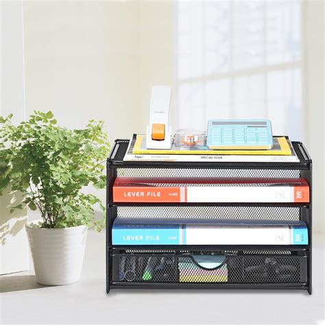 Samstar Paper Letter Tray Tier Desk Document File Organiser Paper