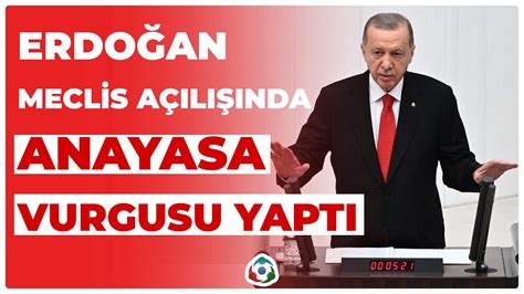 Erdoğan Meclis Açılışında Anayasa Vurgusu Yaptı I KRT Haber YouTube