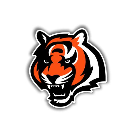 Cincinnati Bengals Head Iron On Custom Size Biggest Decal Shop