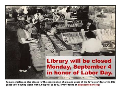 Library To Close In Honor Of Labor Day Rodman Public Library