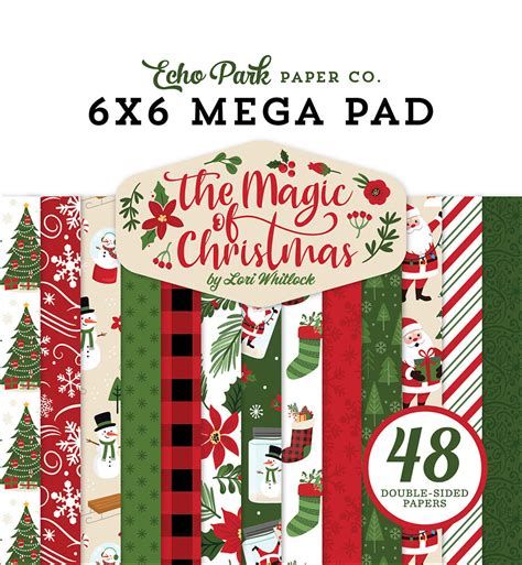 Echo Park The Magic Of Christmas Collection 6 X 6 Mega Paper Pad