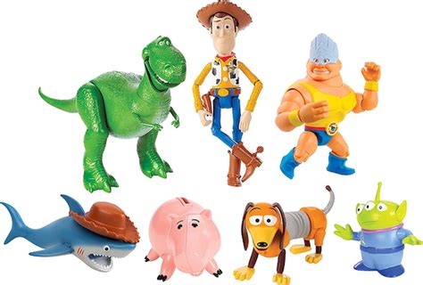 Disney And Pixar Toy Story Set Of 7 Action Figures By Mattel To