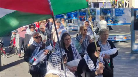 Fotos De La Marcha A Favor De Palestina En Zaragoza En El D A De La Nakba