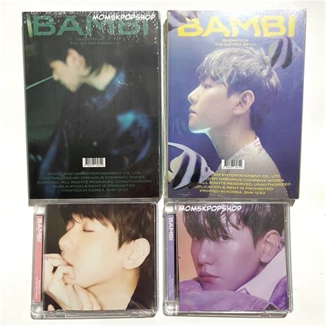 Sealed Exo Baekhyun Rd Mini Album Bambi Photobook Jewel Case