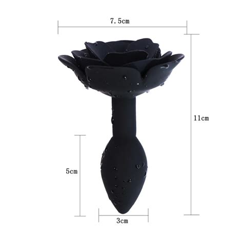 Db Plug Anal Em Silicone Formato De Flor Tamanho P Libb Sex Toys Importadora