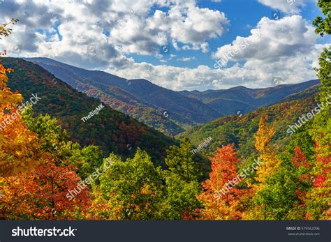 Fall On Cherohala Skyway Cherohala Skyway Stock Photo 579562096 ...