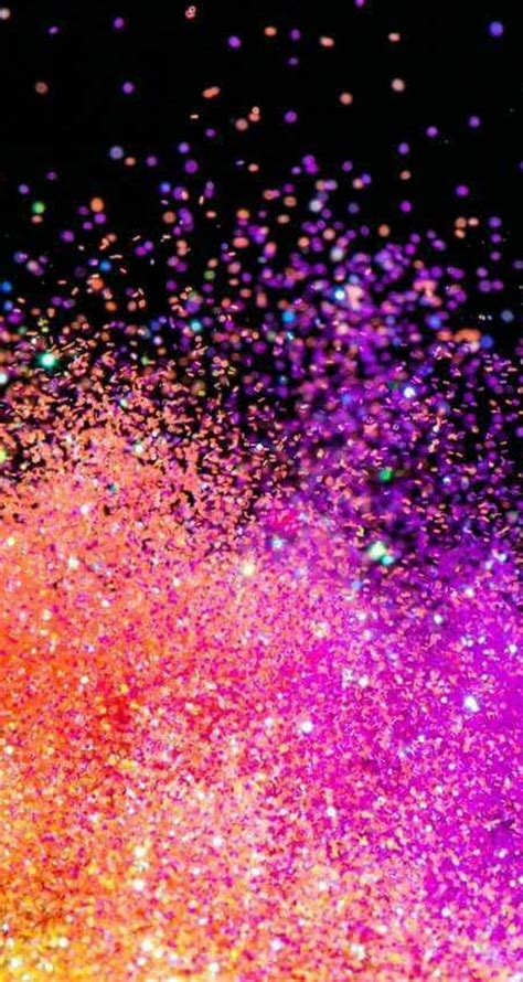 Glitter falling, beauty, colorful, pretty, rainbow, HD phone wallpaper | Peakpx