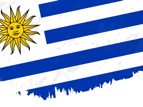 Grunge Style Flag Of Uruguay 42541710 Png