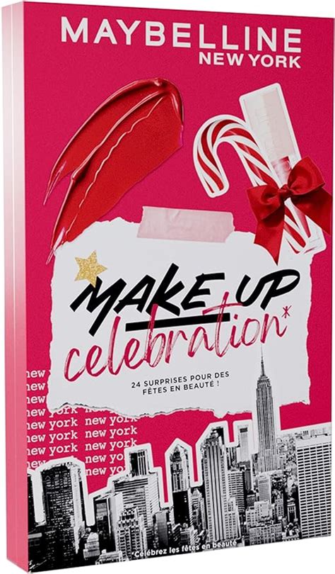 Maybelline New York Kalendarz adwentowy 2023 Zestaw 24 produktów do