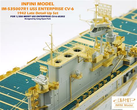 Infini Models Im 535007r1 Us Aircraft Carrier Uss Enterprise Cv6