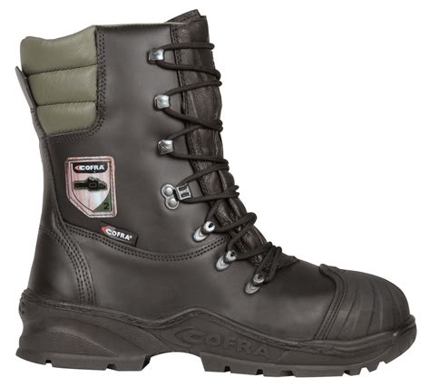 Cofra Power Chainsaw Safety Leather Boots Class 2 Steel Toe Wide Water