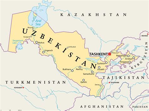 What is the Capital of Uzbekistan? | Mappr