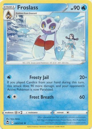 Froslass Sword Shield Silver Tempest Pokemon TrollAndToad