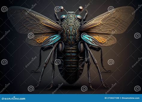 Insect for a Poster, Abstract Background, Animals, Insects Stock Illustration - Illustration of ...