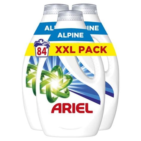 Lessive Liquide Alpine ARIEL le bidon de 3 78L à Prix Carrefour