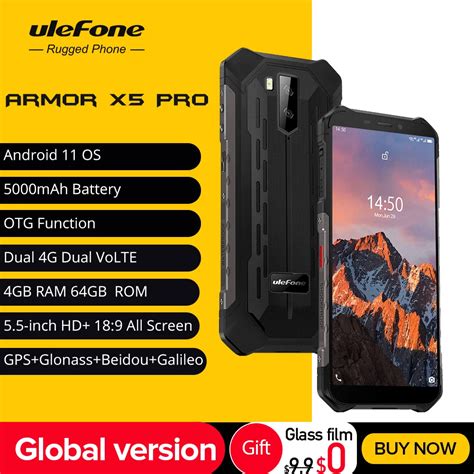 Ulefone Armadura X5 Pro Android 11 Spero Smartphone Imperme Vel 4gb