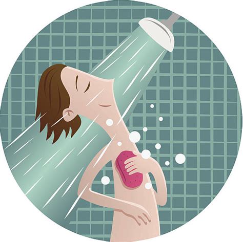 Man Taking Shower Illustrations Royalty Free Vector Graphics And Clip