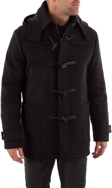 Chevignon Double Duffle Coat Manches Longues Homme Gris Gris