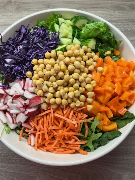 Colourful Salad With Turmeric Italian Dressing Dr Stephanies Kitchen