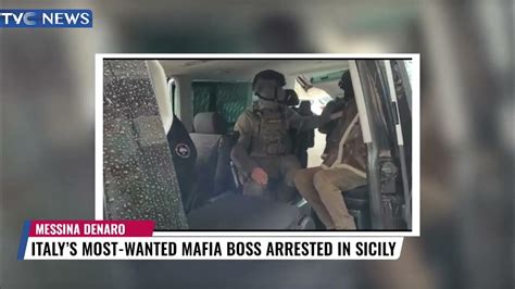 Italys Most Wanted Mafia Boss Arrested In Sicily Youtube