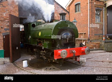 Saddle tank steam engine at GWR Museum Coleford Gloucestershire UK ...