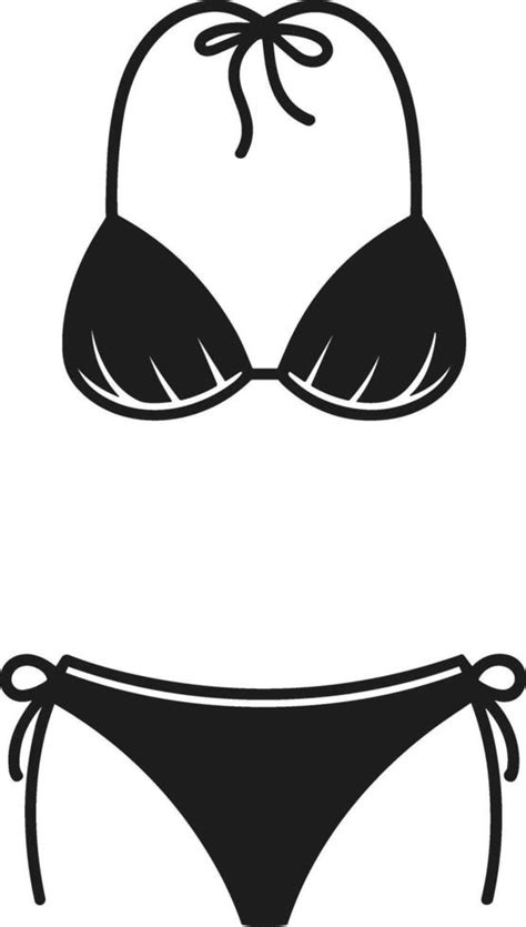 de moda bikini silueta para verano playa y trajes de baño temas 65622485 Vector en Vecteezy
