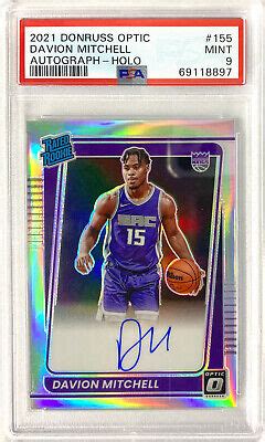 Donruss Optic Davion Mitchell Rated Rookie Silver Holo Prizm