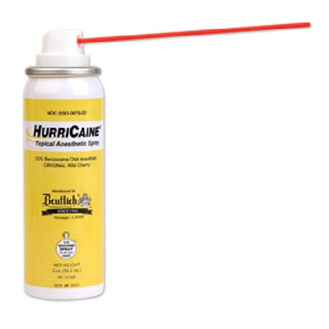 Hurricaine® Topical Aero Spray 2 Ounce Bottle Mcguff Medical Products