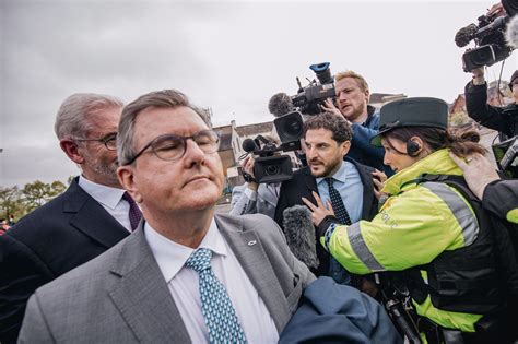 Jeffrey Donaldson Former Dup Leader Appears In Court Charged With Historic Sex Offences