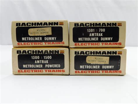 Bid Now: Bachmann HO Scale Amtrak Passenger Car Train Set - March 3 ...