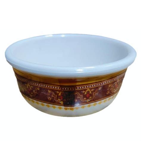 650ml White Printed Melamine Serving Bowl At Rs 24 Piece Melamine