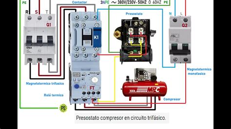 Diagrama El Ctrico De Compresor Trifasico Moler Detecci N