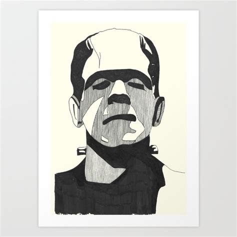 Frankenstein Art Print By Bench Allen Society6