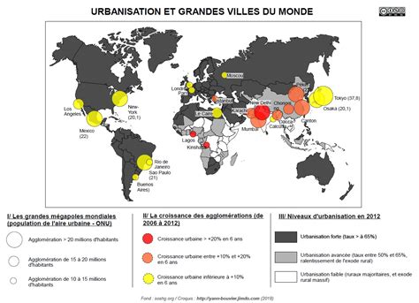 Croquis 2nde Lurbanisation Et Les Grandes Métropoles Mondiales