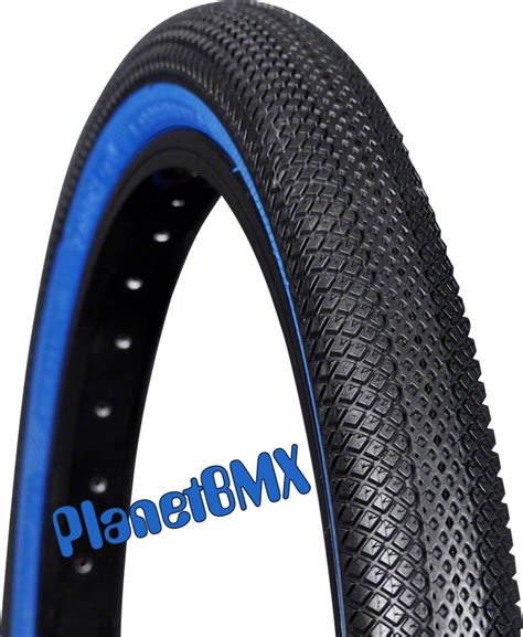 20 Vee Speedster Tire Various Sizes Blue Sidewall Planet Bmx