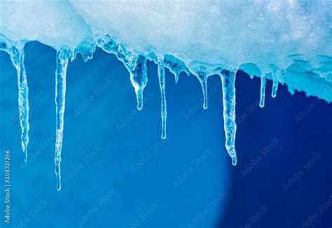 Antarctic ice cycles. melting and growing off of a iceberg Stock Photo ...