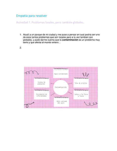 A Problemas Localesglobales Empat A Para Resolver Actividad