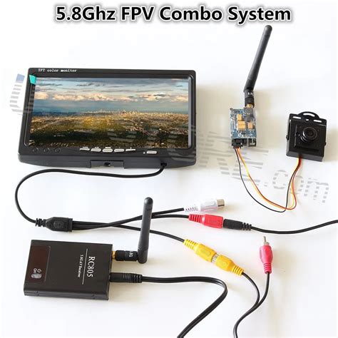 RC FPV Combo System 5.8g 200mw Wireless TS351 Transmitter RC805 ...