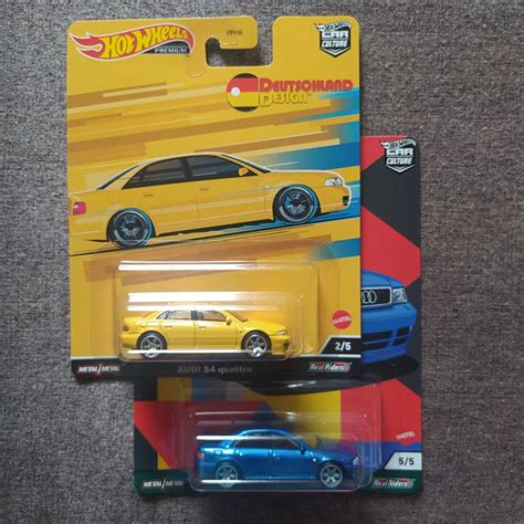 Hot Wheels Premium Audi S4 Quattro Germany Deutschland Design Shopee Malaysia