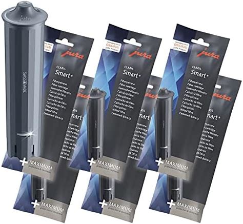 Jura 24232 Filter Cartridge Claris Smart+ Water Filters - Pack of 6 ...