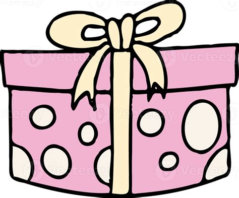 Free The Gift Box Cartoon Style For Celebration Concept Png