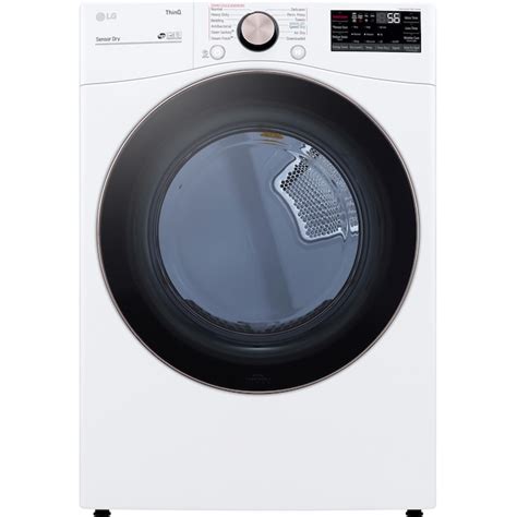 LG True Steam 7.4-cu ft Stackable Steam Cycle Vented Smart Electric ...