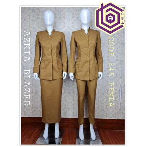 Jual Blazer Pemda Setelan Rok Atau Celana Seragam Guru Dan Pns