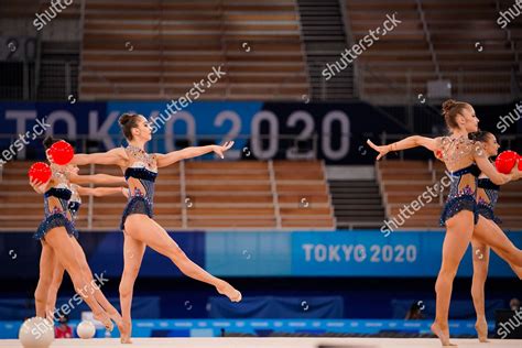 Bulgaria Team Group Bul Rhythmic Gymnastics Editorial Stock Photo