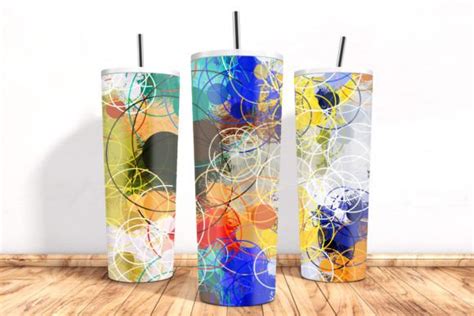 20 Oz Skinny Tumbler Abstract Geometric Graphic By 1xmerch · Creative Fabrica