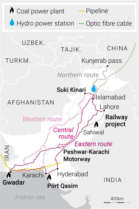 Gwadar To China Road Map - Island Of Hawaii Map