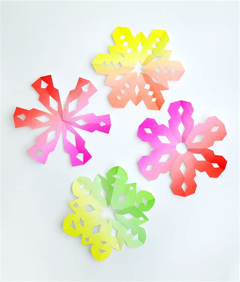 Paper snowflakes (Yay! It’s nearly the holidays!)